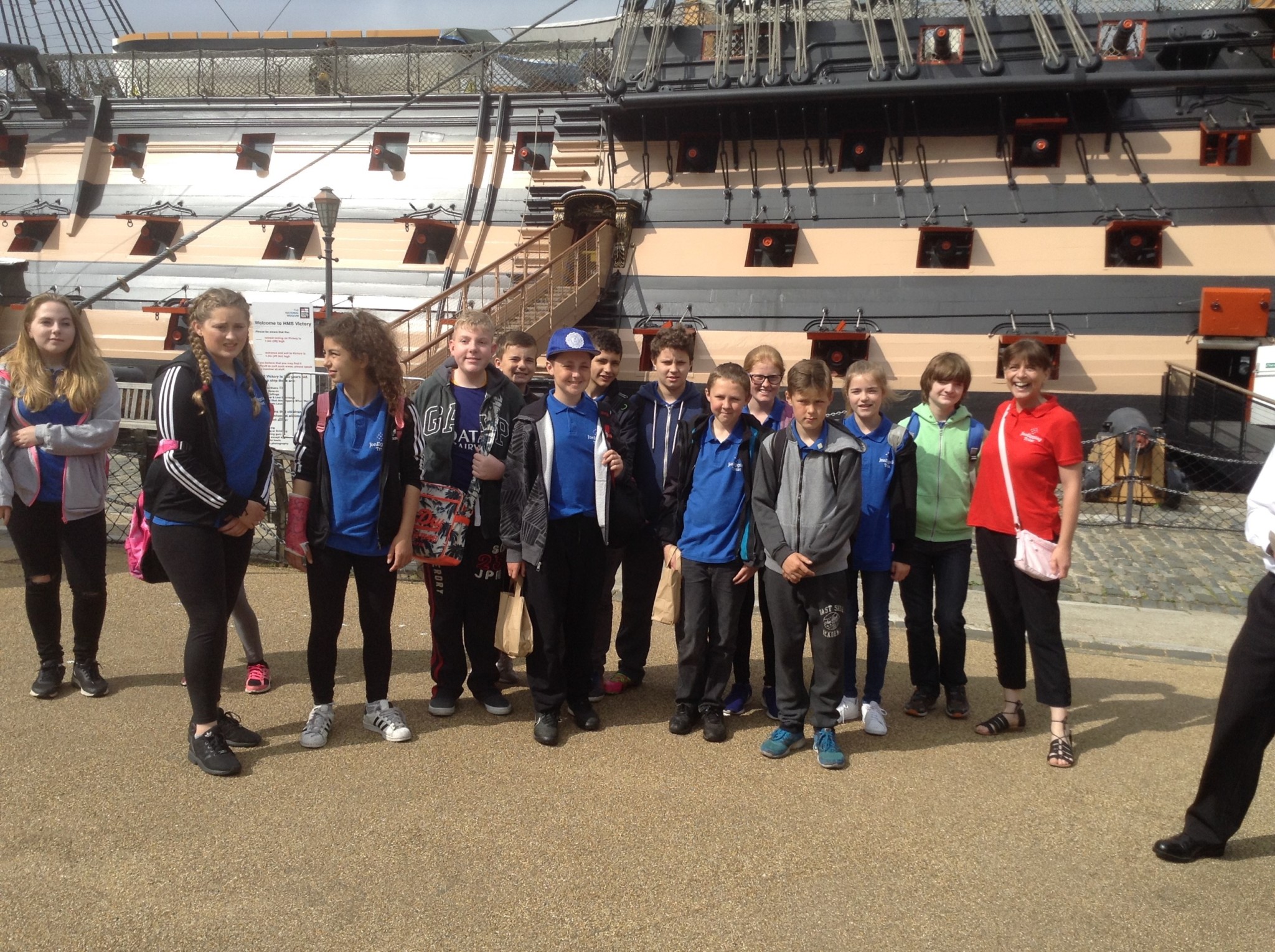 Blue Skies Level 1 enjoy executive tour of HMS Victory